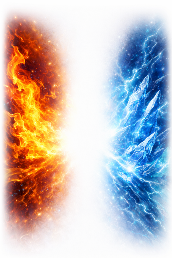 Fire and Ice Background