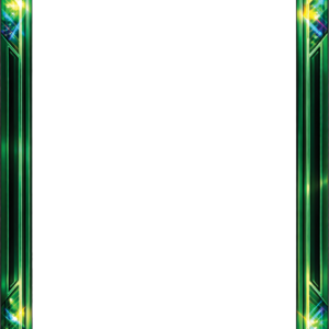 Green HOLO Border