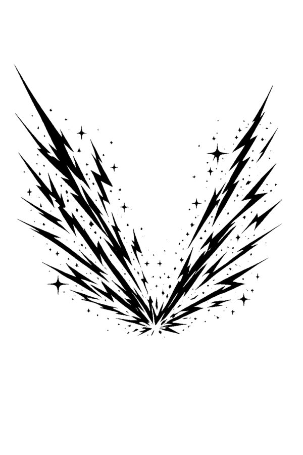 Lightening Foil Background